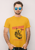Junkie Men's Round Neck Half Sleeve T-shirt - Lyssian