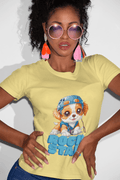 Rockstar Women's Round Neck Half Sleeve T-shirt - Lyssian
