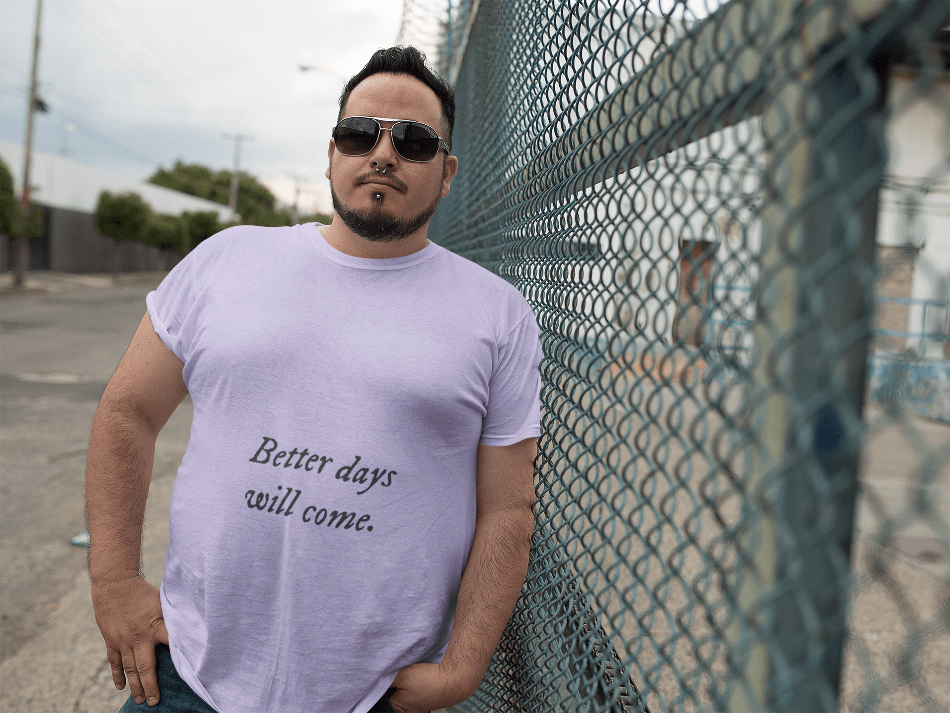 Better Days Men's Plus Size T-shirt - Lyssian