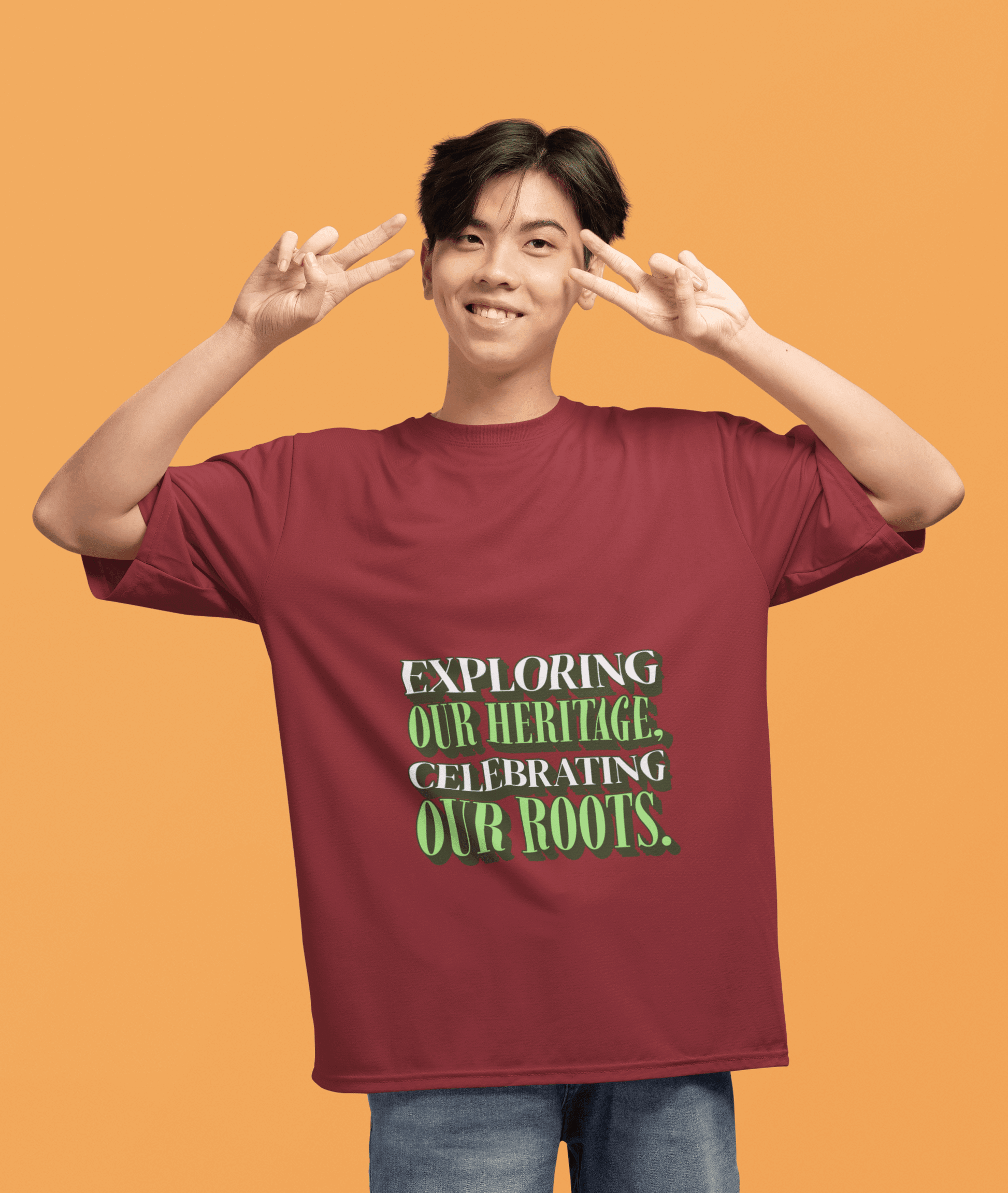 Celebrating Roots Men's Oversized T-shirt - Lyssian