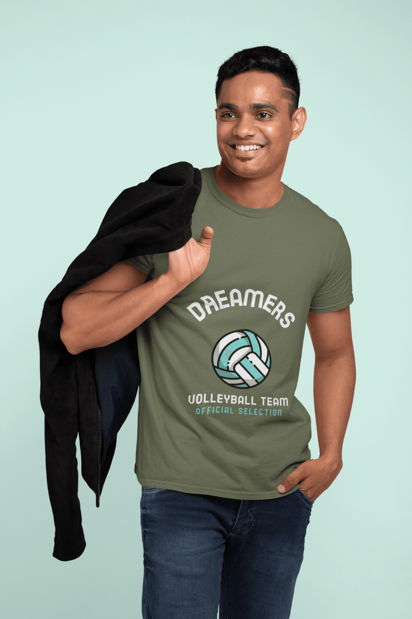 Dreamers Male Round Neck Half Sleeve T-shirt - Lyssian