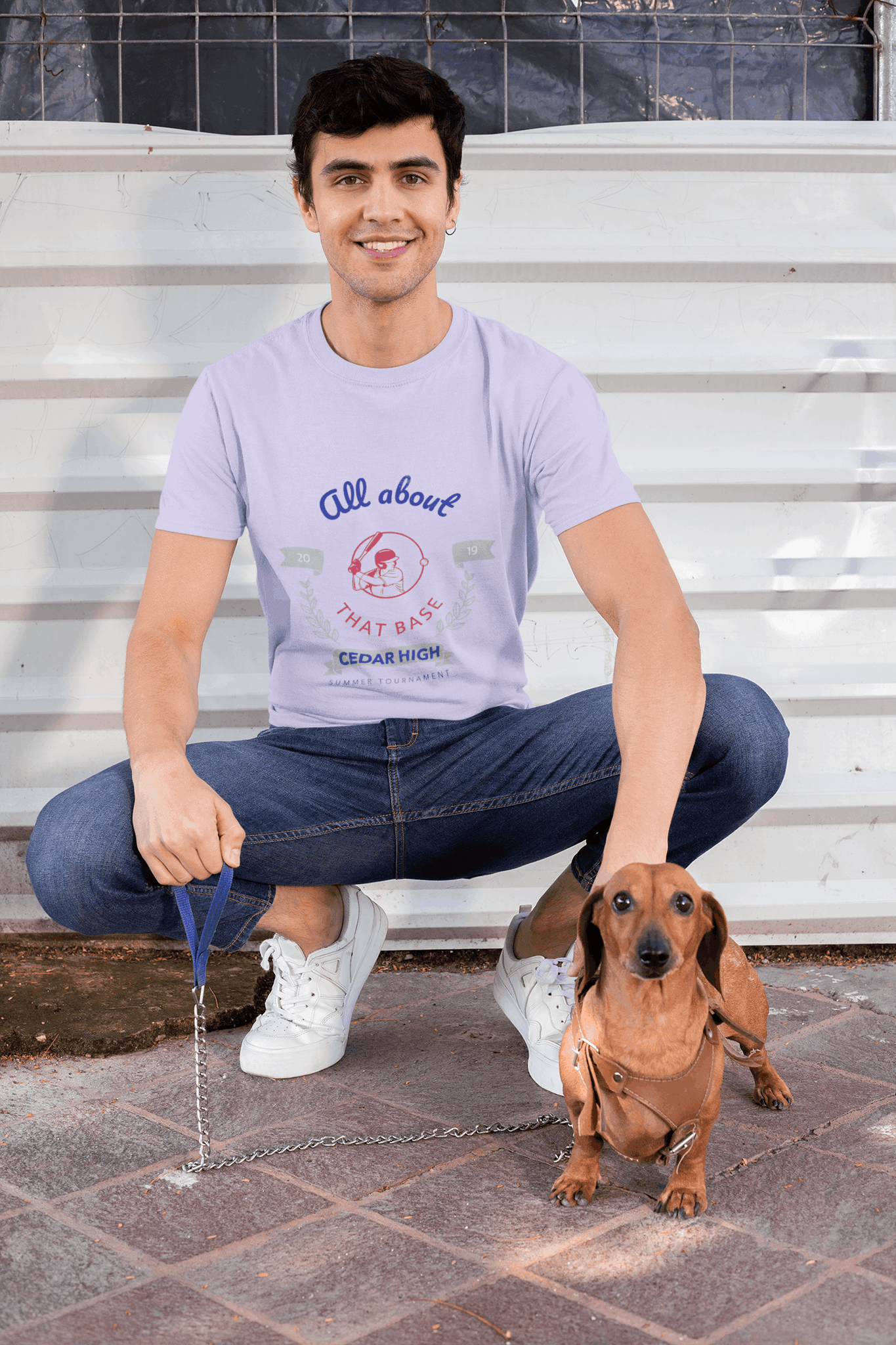 Cedar High Male Round Neck Half Sleeve T-shirt - Lyssian