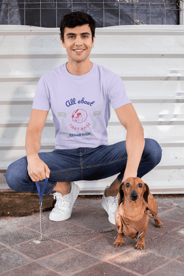 Cedar High Male Round Neck Half Sleeve T-shirt - Lyssian