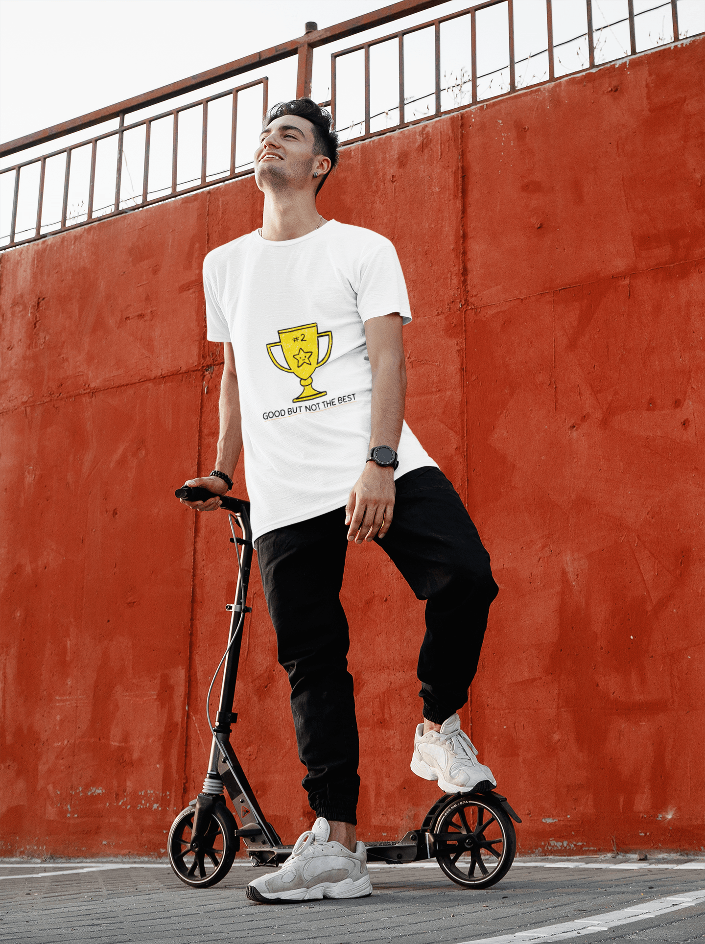 #2 Male Round Neck Half Sleeve T-shirt - Lyssian