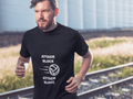 Attack Block Male Round Neck Half Sleeve T-shirt - Lyssian