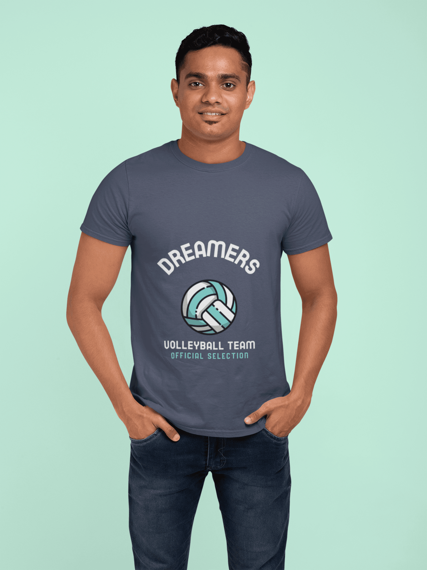 Dreamers Male Round Neck Half Sleeve T-shirt - Lyssian