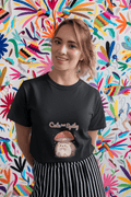 Cute and Spiky Women's Round Neck Half Sleeve T-shirt - Lyssian