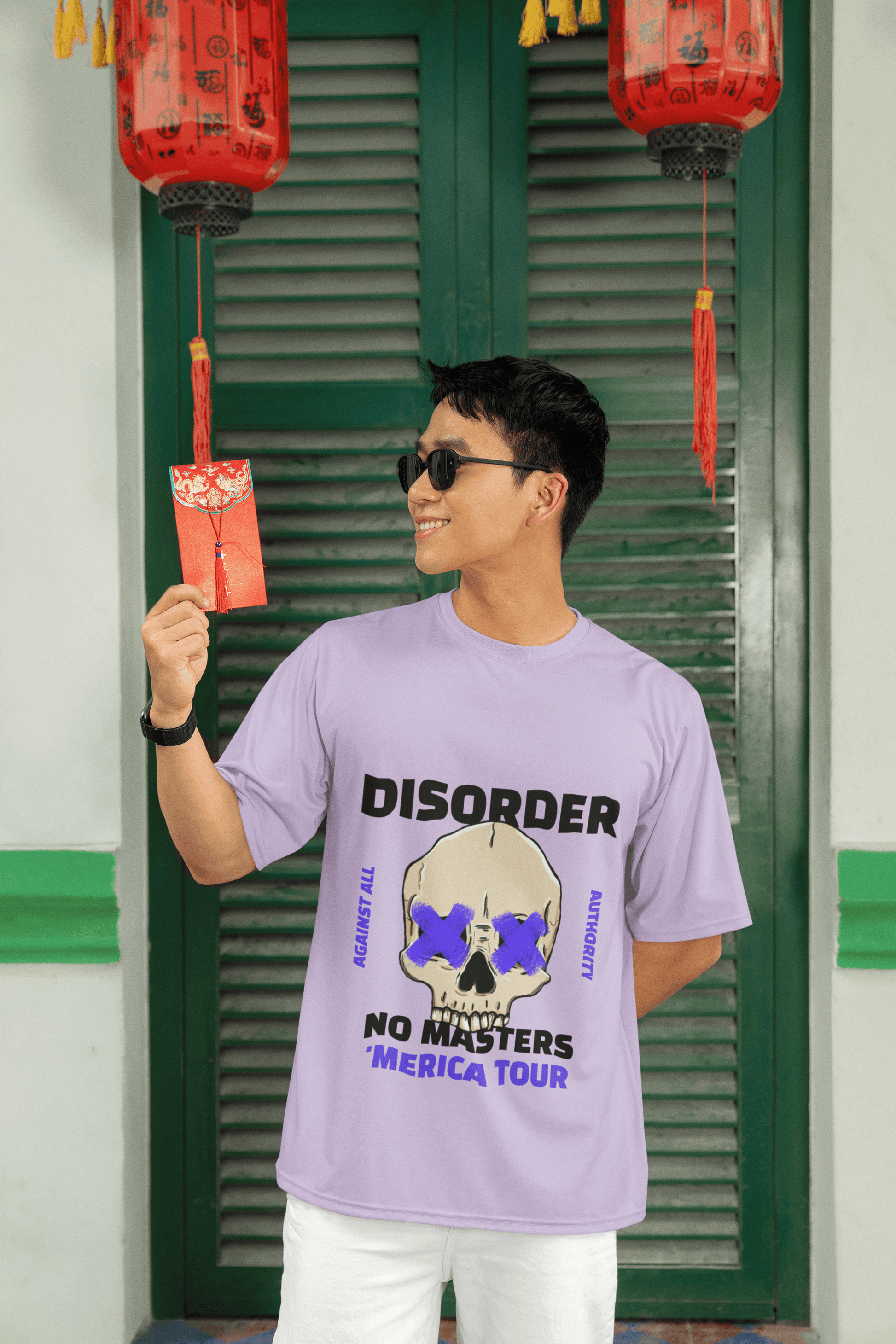 Disorder Men's Oversized T-shirt - Lyssian