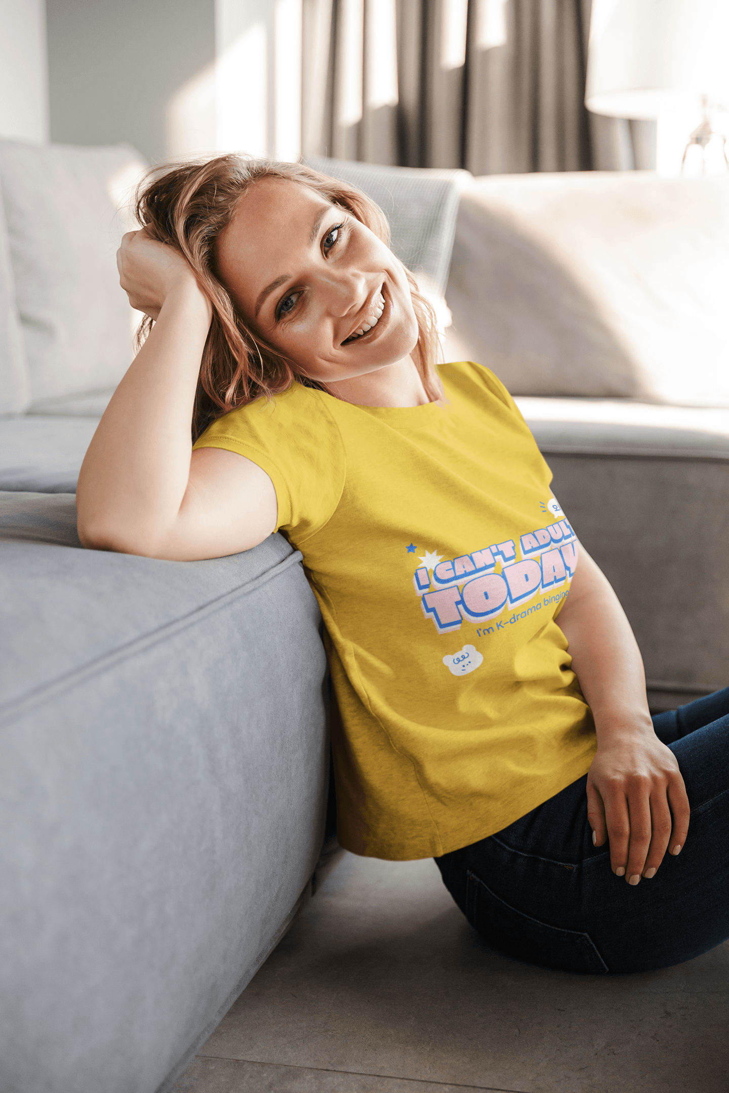 Can't Adult Women's Round Neck Half Sleeve T-shirt - Lyssian
