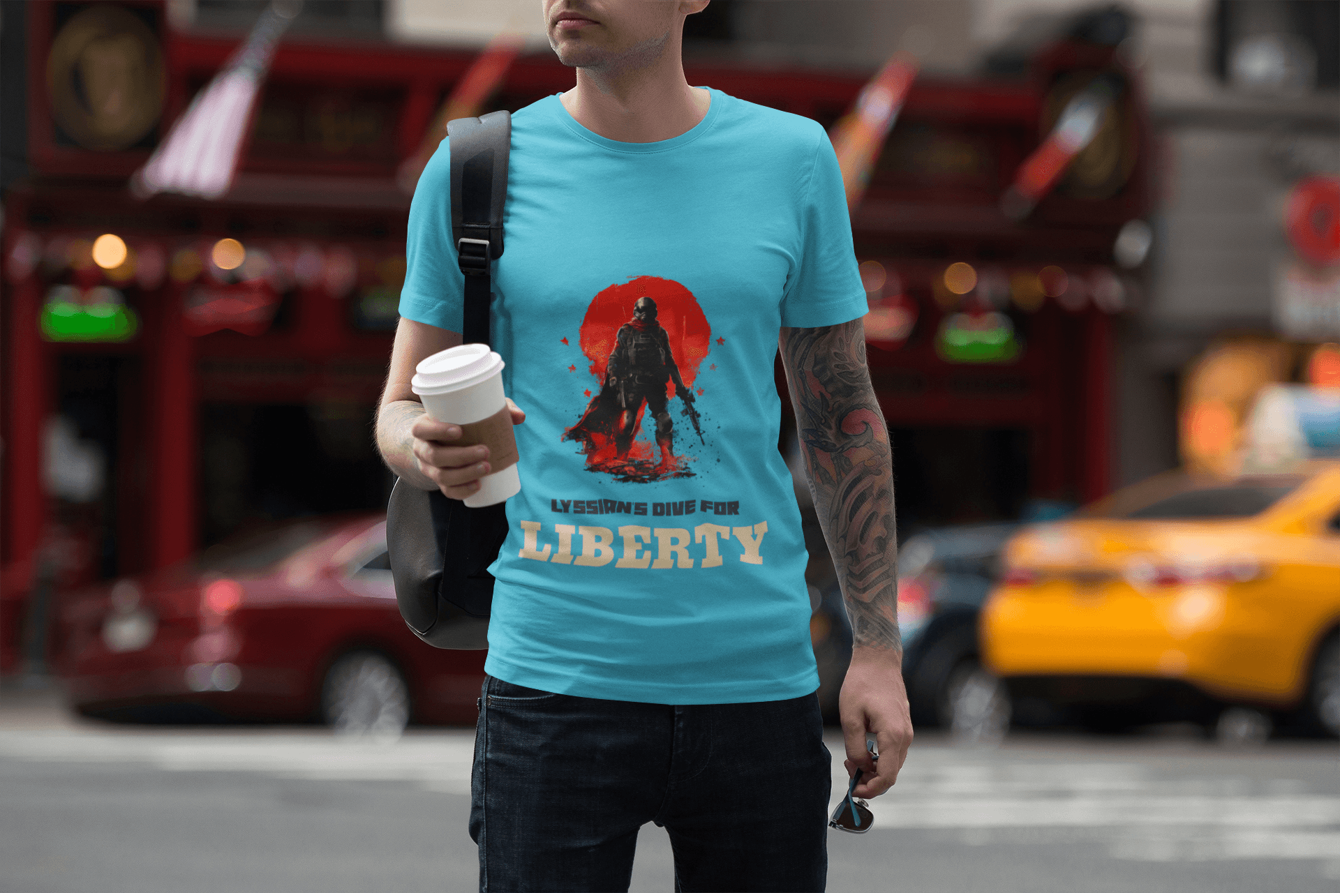 Nirvana Range Men's Round Neck Half Sleeve - Lyssian