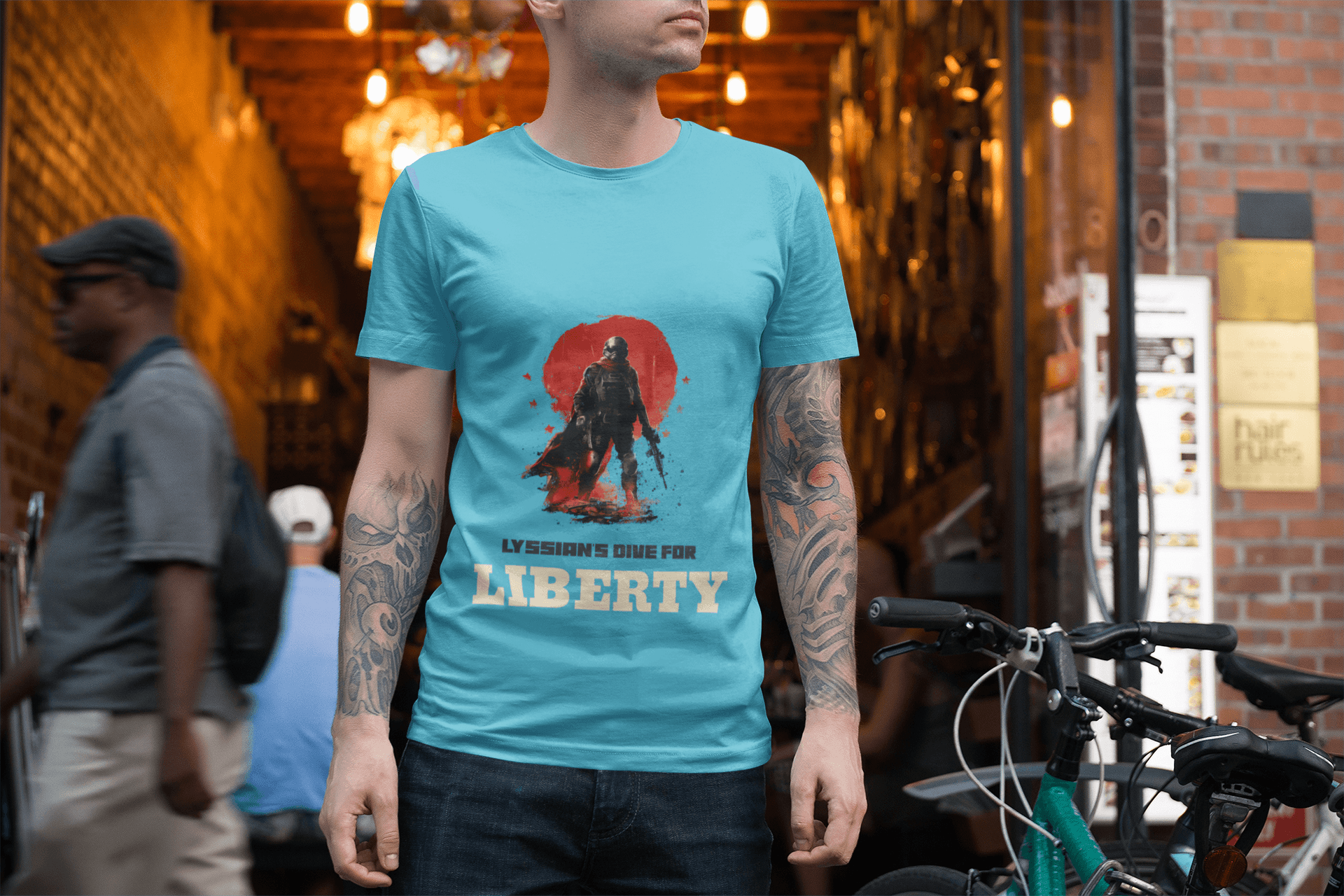 Nirvana Range Men's Round Neck Half Sleeve - Lyssian