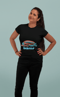 Beams Women's Round Neck Half Sleeve T-shirt - Lyssian