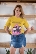 Women Power Women's Round Neck Half Sleeve T-shirt - Lyssian