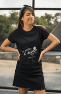 Binged Women's Round Neck Half Sleeve T-shirt - Lyssian
