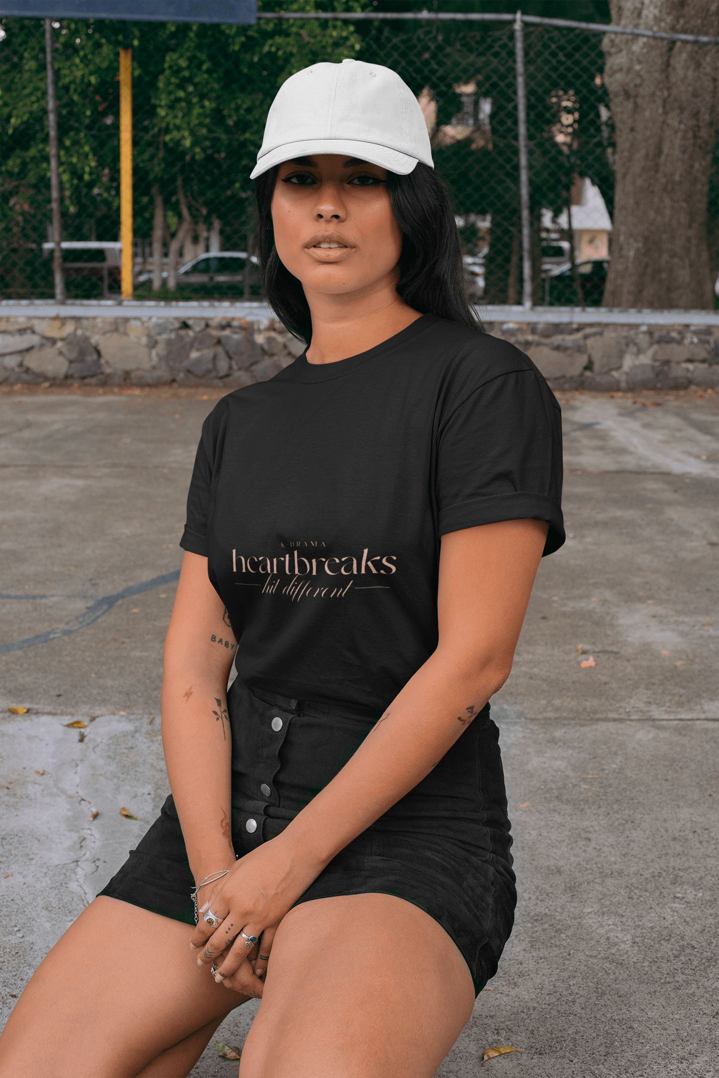 Different Women's Round Neck Half Sleeve T-shirt - Lyssian
