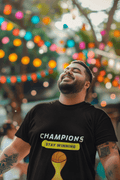 Champions Male Round Neck Half Sleeve T-shirt - Lyssian