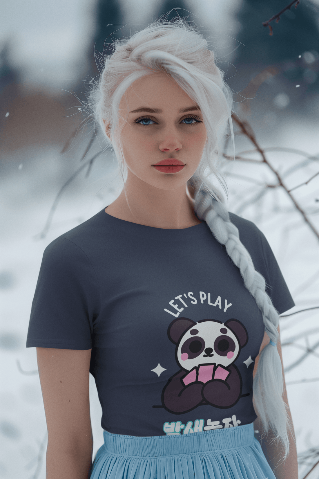 All Night Women's Round Neck Half Sleeve T-shirt - Lyssian