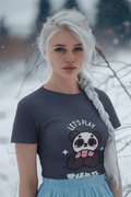 All Night Women's Round Neck Half Sleeve T-shirt - Lyssian