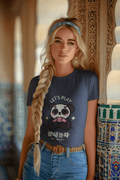 All Night Women's Round Neck Half Sleeve T-shirt - Lyssian