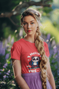 Adventure Begins Women's Round Neck Half Sleeve T-shirt - Lyssian