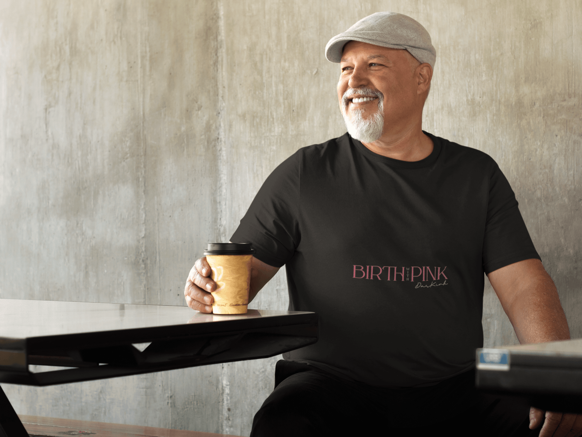 Birth Pink Men's Plus Size T-shirt - Lyssian