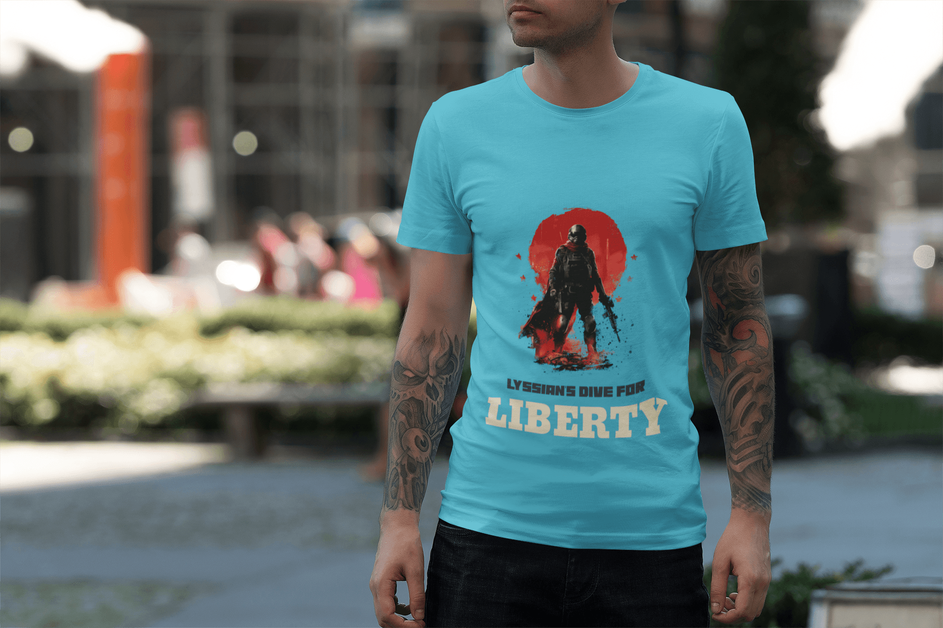 Nirvana Range Men's Round Neck Half Sleeve - Lyssian