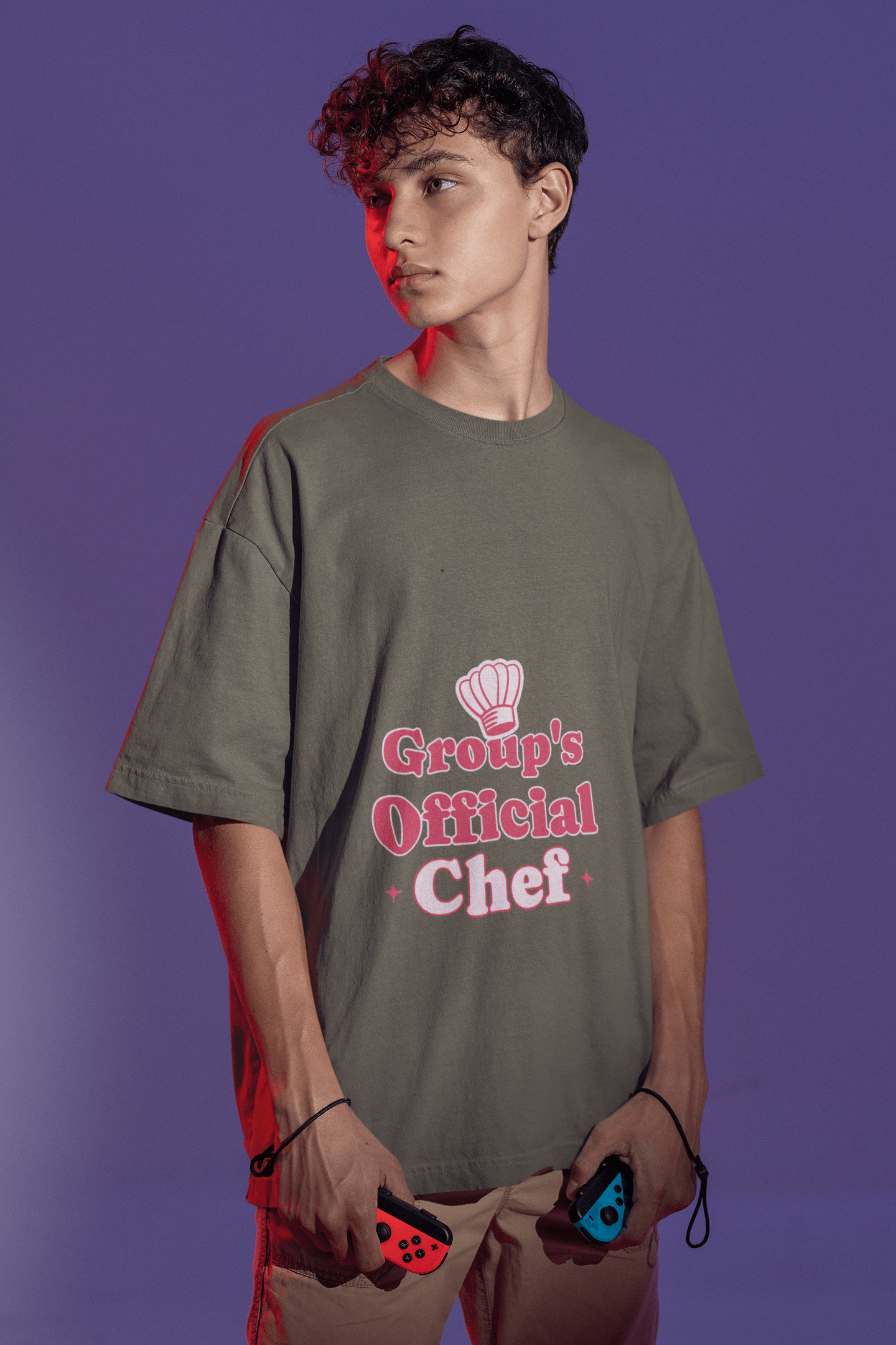 Chef Men's Oversized T-shirt - Lyssian