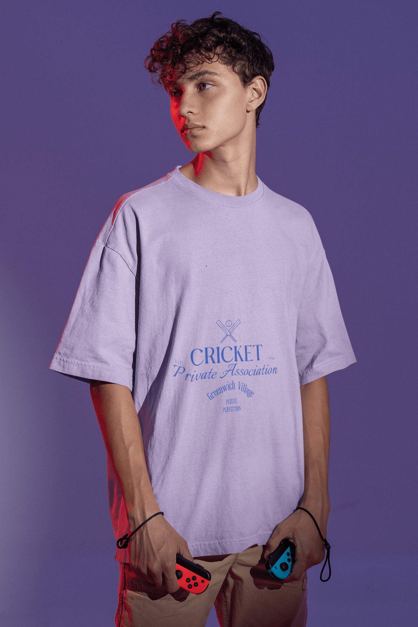 Cricket Men's Oversized T-shirt - Lyssian