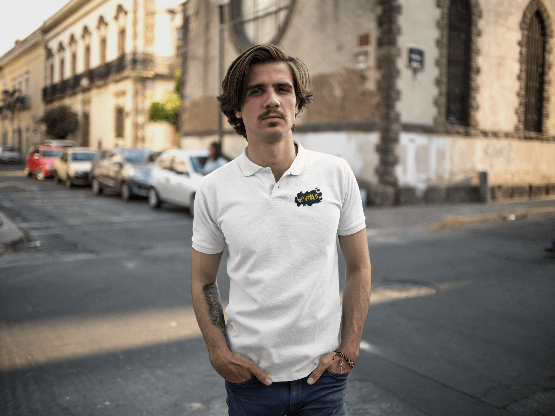 Infamous Men's Polo T-shirt - Lyssian