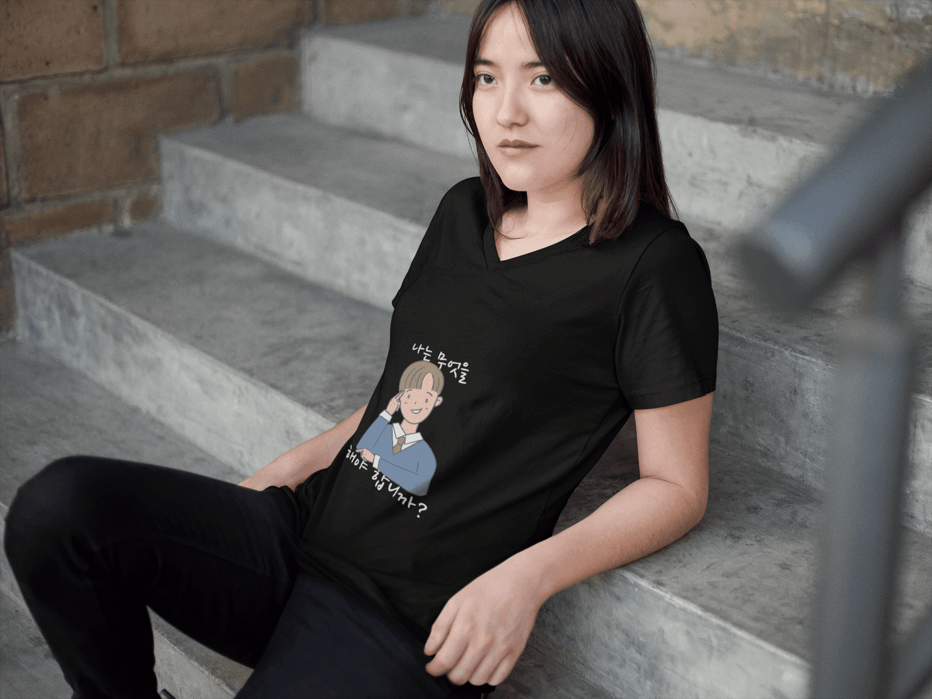 Boy Women's Round Neck Half Sleeve T-shirt - Lyssian
