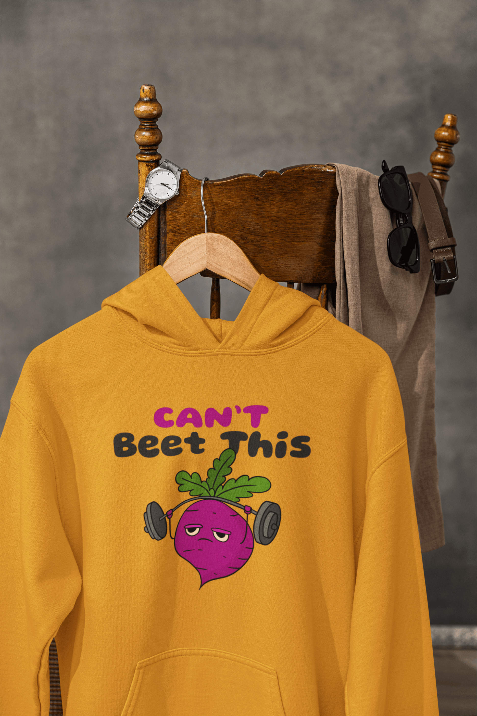 Beet This Men's Hoodie - Lyssian