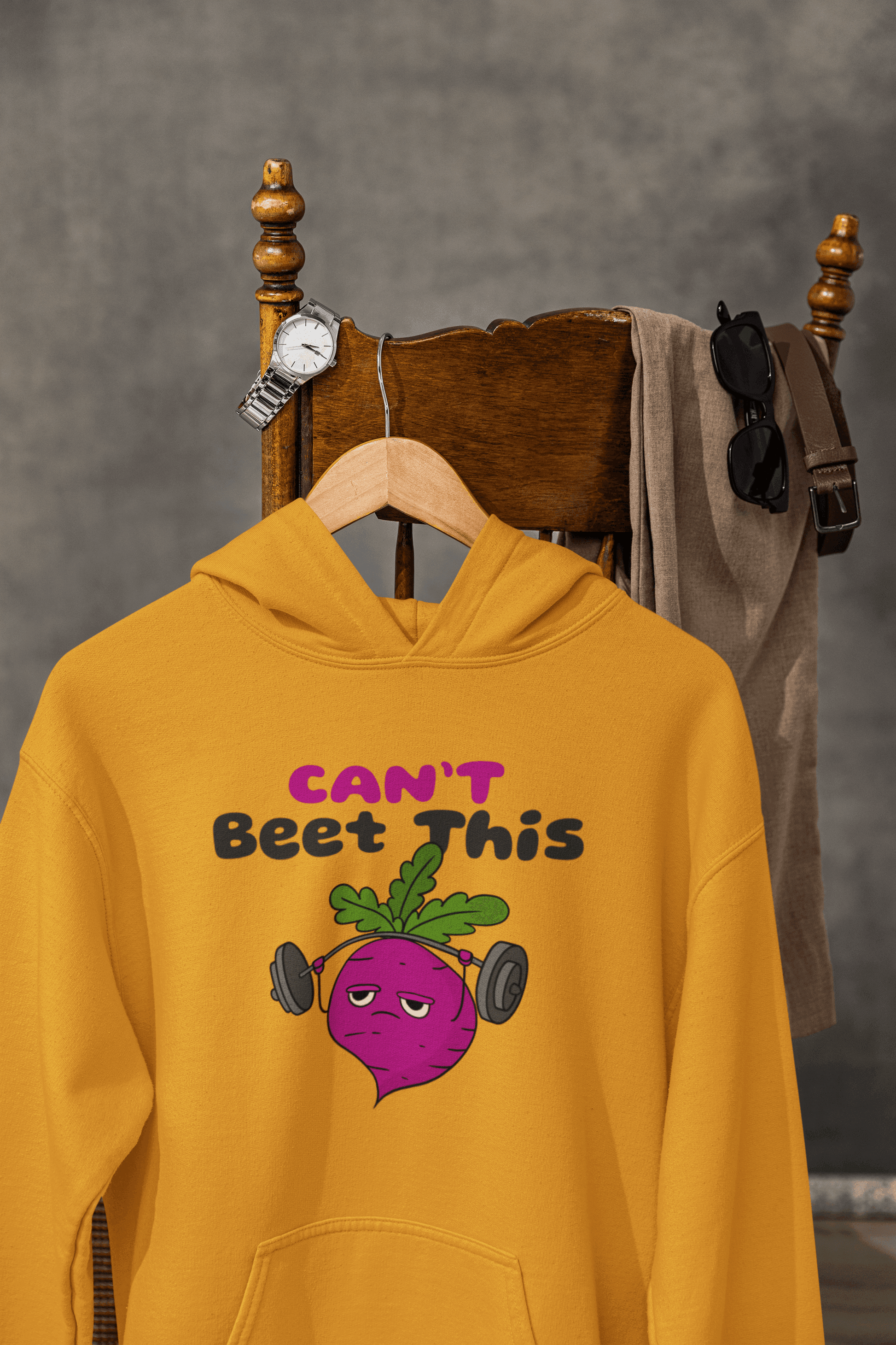 Beet This Men's Hoodie - Lyssian