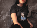 Boy Women's Round Neck Half Sleeve T-shirt - Lyssian