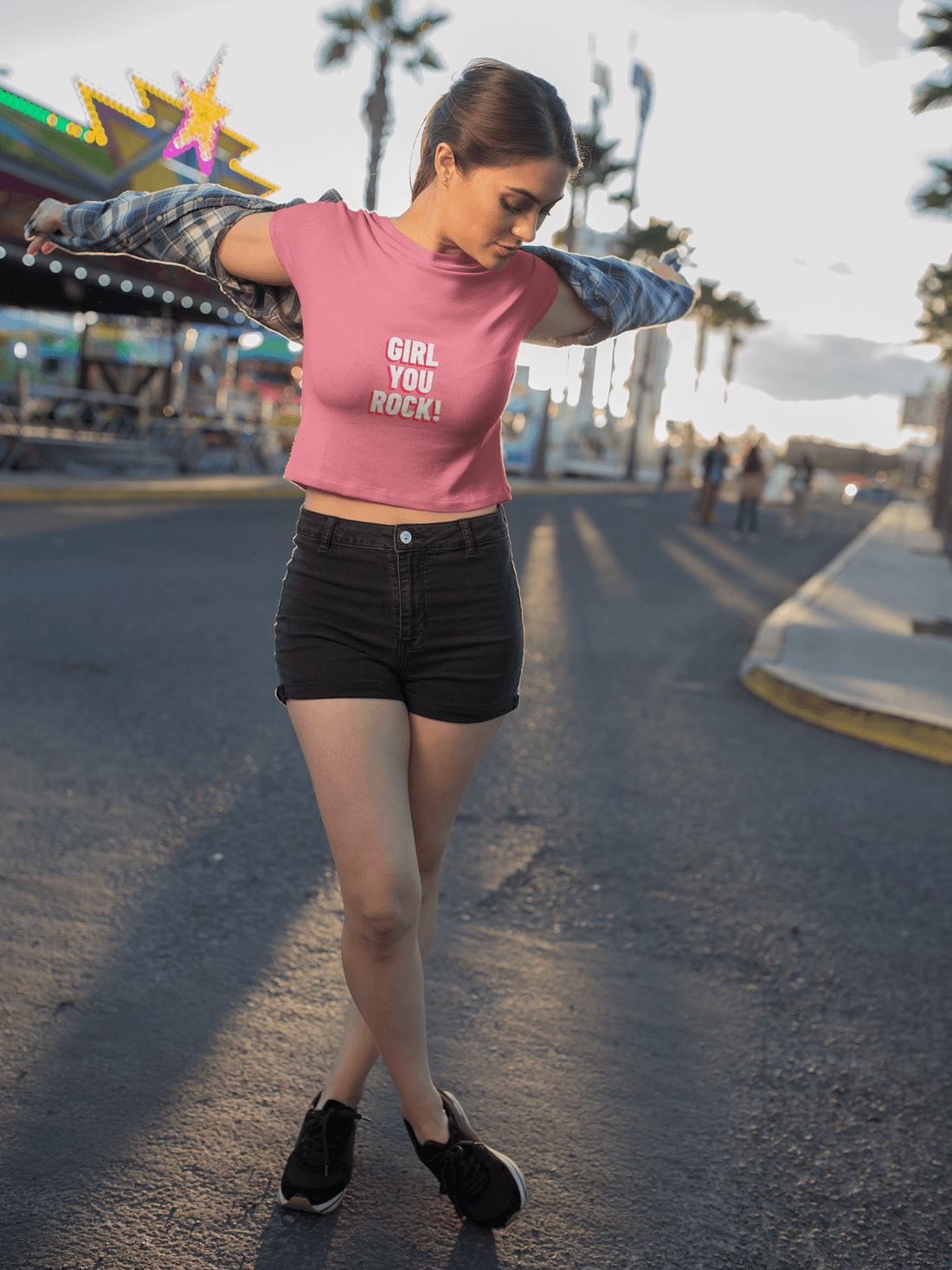 Rocking Women's Crop Top - Lyssian