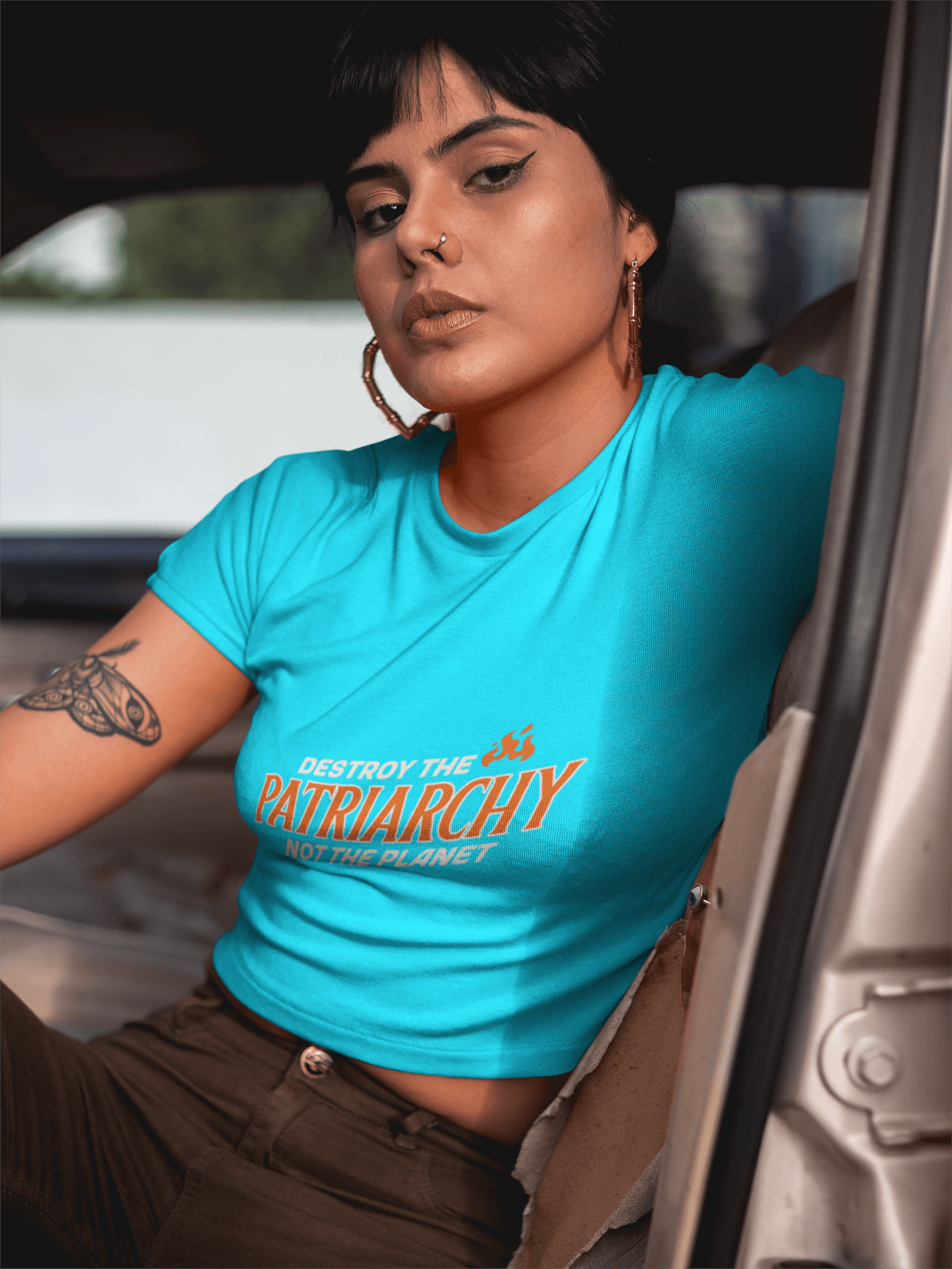 Patriarchy Women's Crop Top - Lyssian