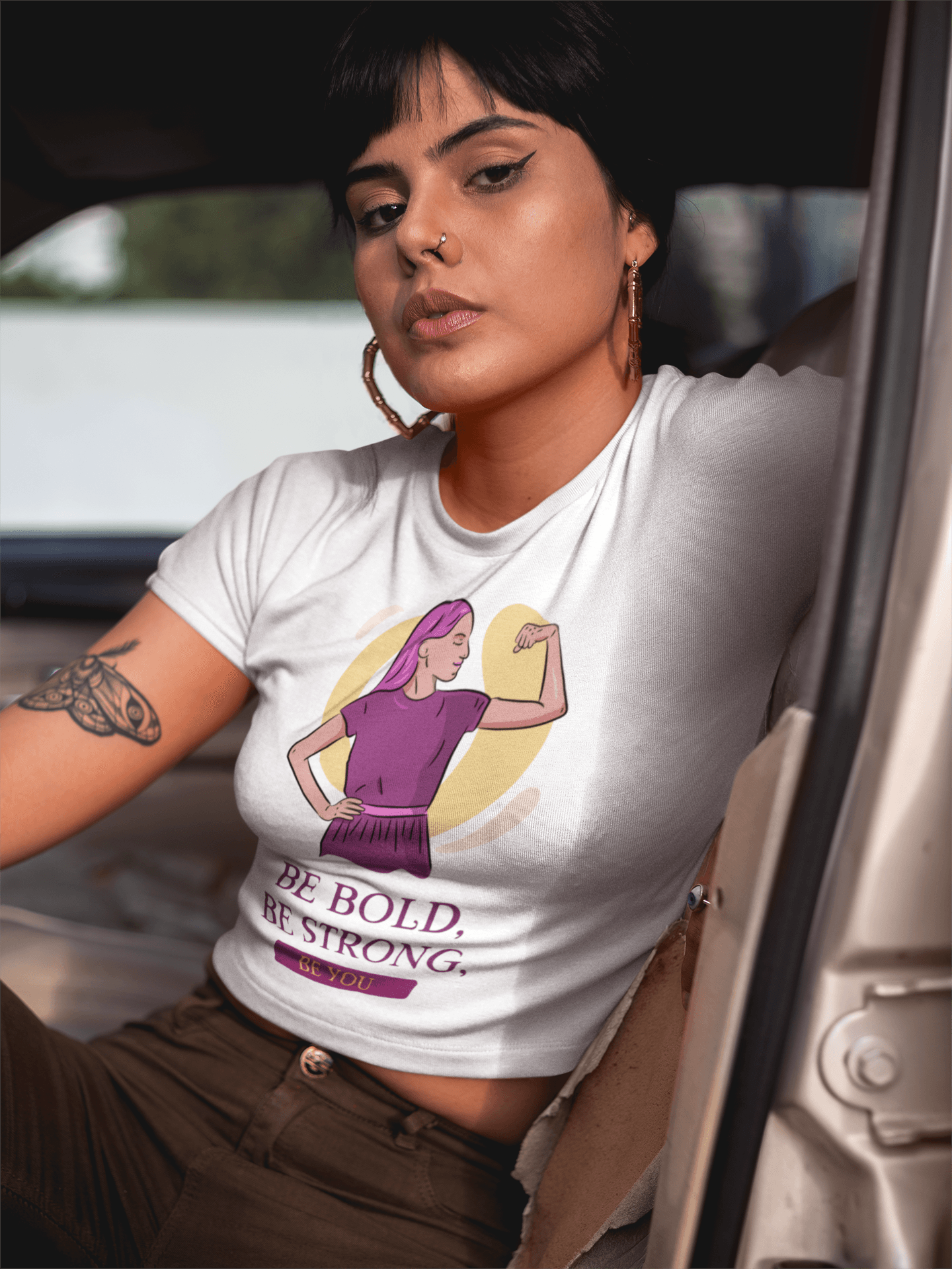 Bold and Strong Women's Crop Top - Lyssian